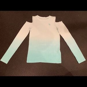 Abercrombie open shoulder long sleeve shirt (girl)